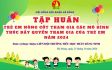 TẬP HUẤN TRẺ EM NÒNG CỐT THAM GIA CÁC MÔ HÌNH THÚC ĐẨY QUYỀN TRẺ EM NĂM 2024