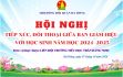 Hội nghị “Tiếp xúc, đối thoại giữa Ban giám hiệu Nhà trường với học sinh” của trường Tiểu...